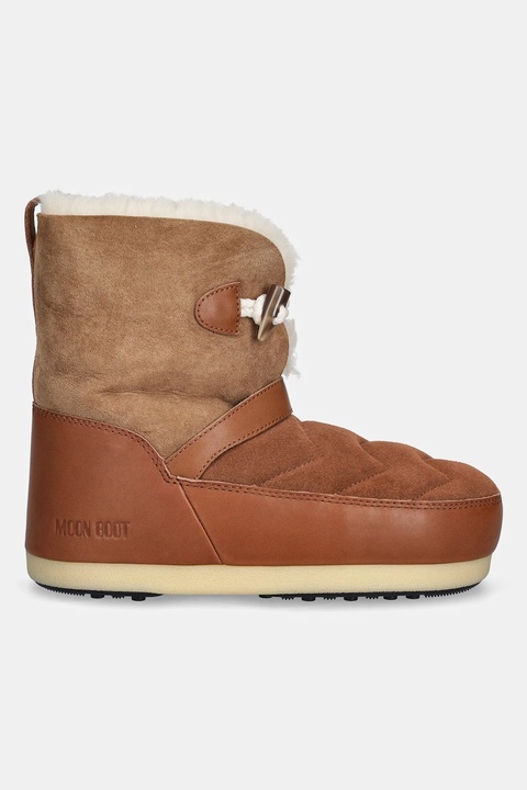 Moon Boot śniegowce zamszowe MB EVX IGLOO kolor brązowy 80D1470070 ML06 - zdjęcie produktu nr 2