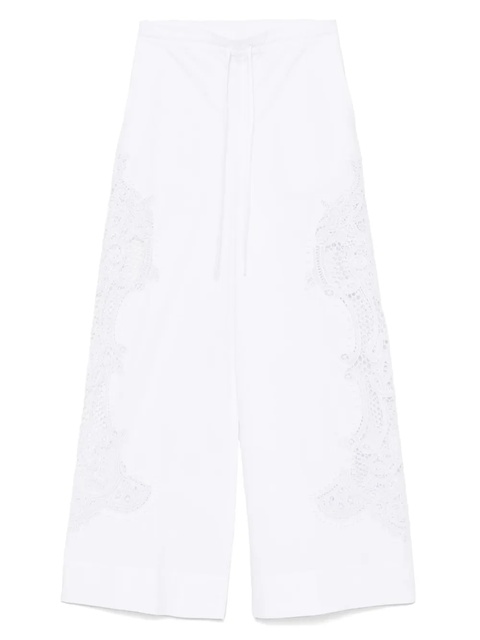 Essentiel Antwerp lace-detailed trousers - White - zdjęcie produktu nr 1
