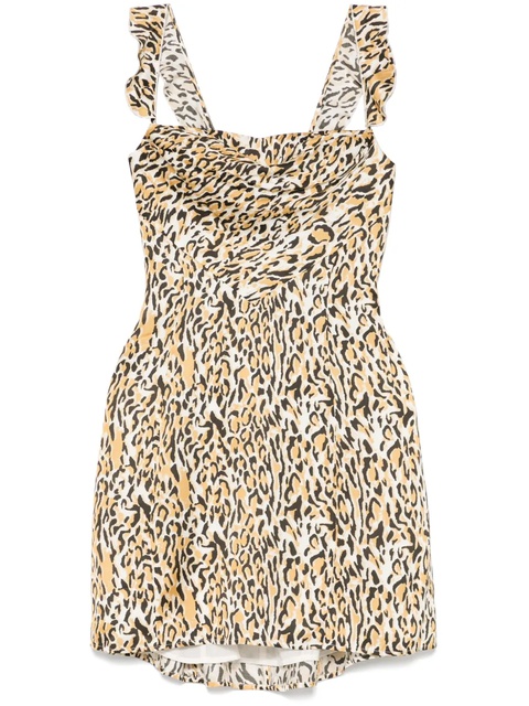 Maje leopard-print mini dress - White - zdjęcie produktu nr 1