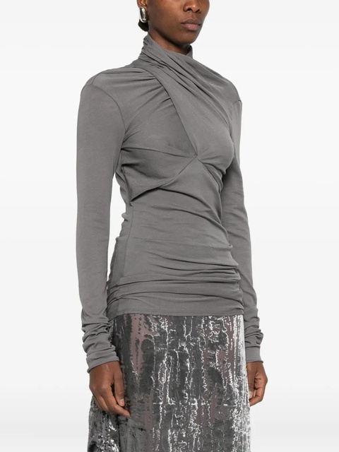 ENTIRE STUDIOS draped top - Grey - zdjęcie produktu nr 2