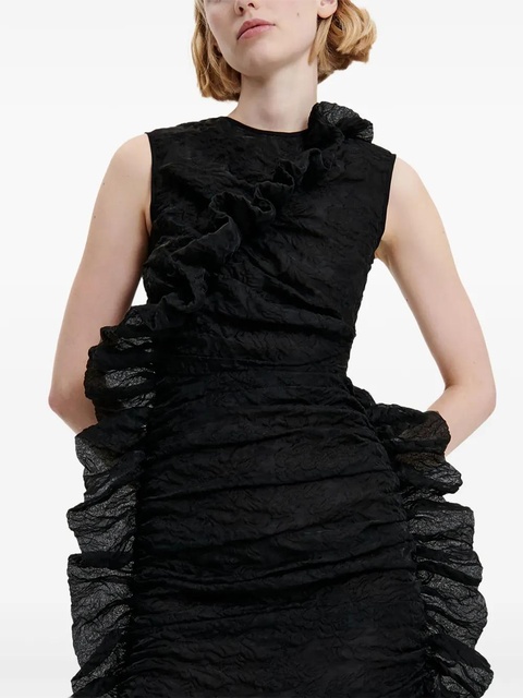 Cecilie Bahnsen ruffled sleeveless dress - Black - zdjęcie produktu nr 2