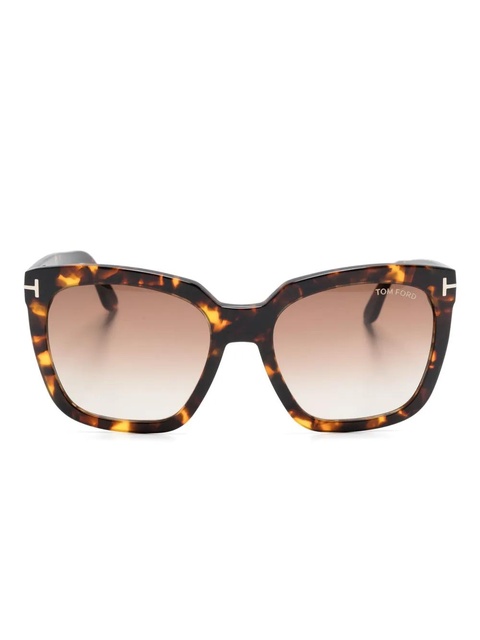 TOM FORD Eyewear Amarra sunglasses - Brown - zdjęcie produktu nr 1