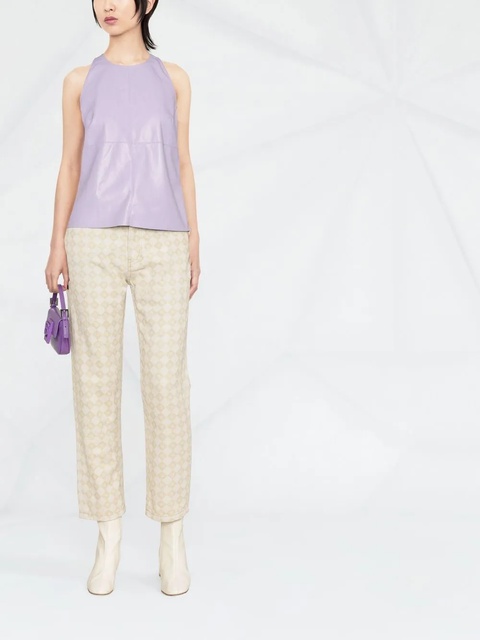 Nanushka Teza panelled sleeveless top - Purple - zdjęcie produktu nr 1
