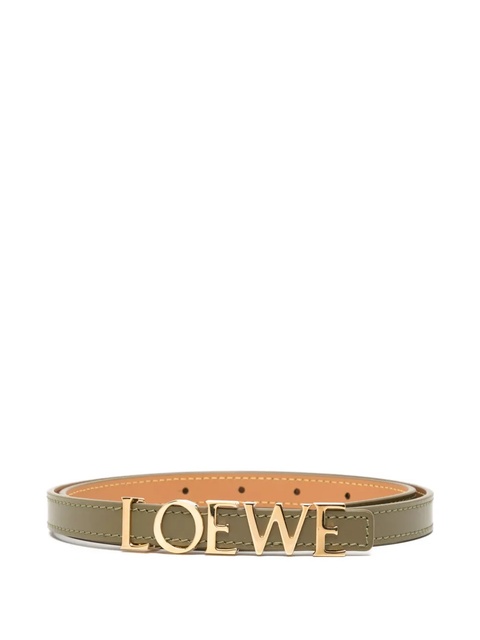 LOEWE bold-logo belt - Green - zdjęcie produktu nr 1