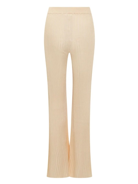 Jil Sander ribbed-knit trousers - Neutrals - zdjęcie produktu nr 1