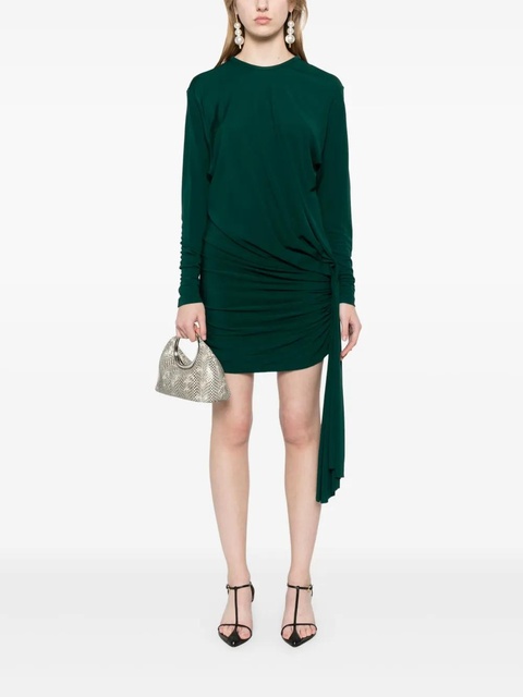 Christopher Esber draped-detail mini dress - Green - zdjęcie produktu nr 2