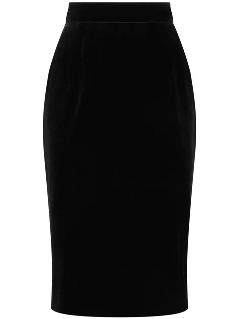Dolce & Gabbana velvet skirt - Black - zdjęcie produktu nr 1