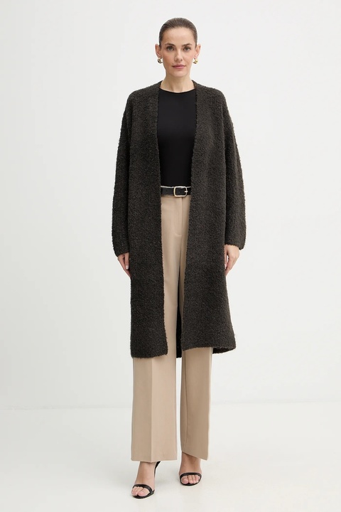 Guess kardigan z domieszką wełny BENIKO damski kolor szary W5BR54 Z0702 - zdjęcie produktu nr 2