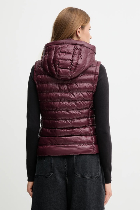 Tommy Hilfiger bezrękawnik kolor bordowy zimowy WW0WW47352 - zdjęcie produktu nr 2