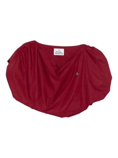 Vivienne Westwood orb-embellished heart top - Red - zdjęcie produktu nr 1