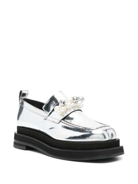 Simone Rocha Heart Toe Platform loafers - Silver - zdjęcie produktu nr 1