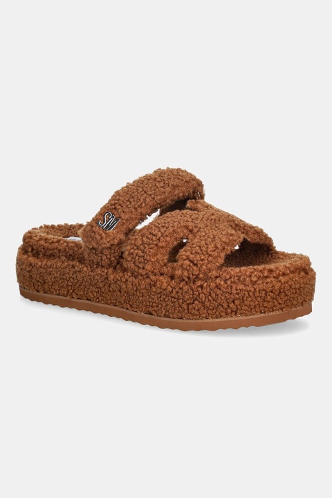 Steve Madden kapcie Bigmissile-F kolor brązowy 11004961 - zdjęcie produktu nr 1