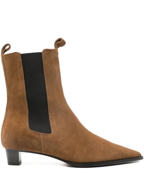 Aeyde 30mm Kiki suede Chelsea boots - Brown - zdjęcie produktu nr 1