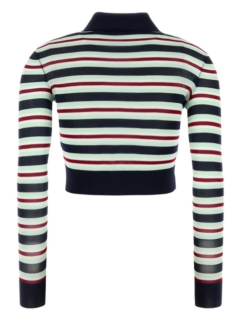 Self-Portrait striped cardigan - Blue - zdjęcie produktu nr 2