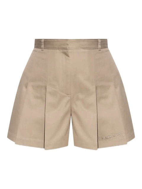 Alexander McQueen pleated shorts - Neutrals - zdjęcie produktu nr 1