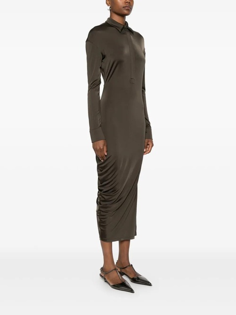 Alexander McQueen shirt midi dress - Green - zdjęcie produktu nr 2