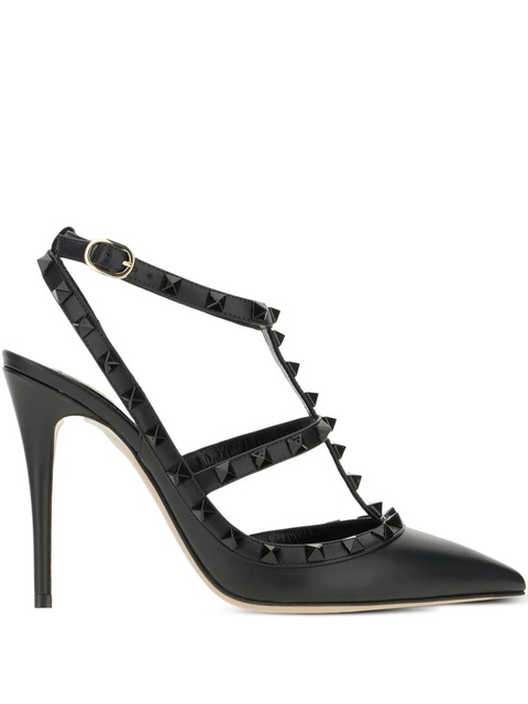 Valentino Garavani 100mm Rockstud caged pumps - Black - zdjęcie produktu nr 1
