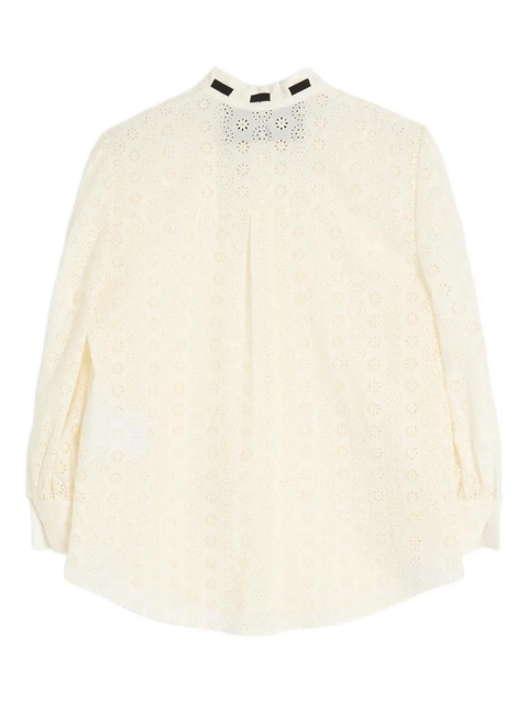 Valentino Garavani embroidered button-up shirt - Neutrals - zdjęcie produktu nr 2