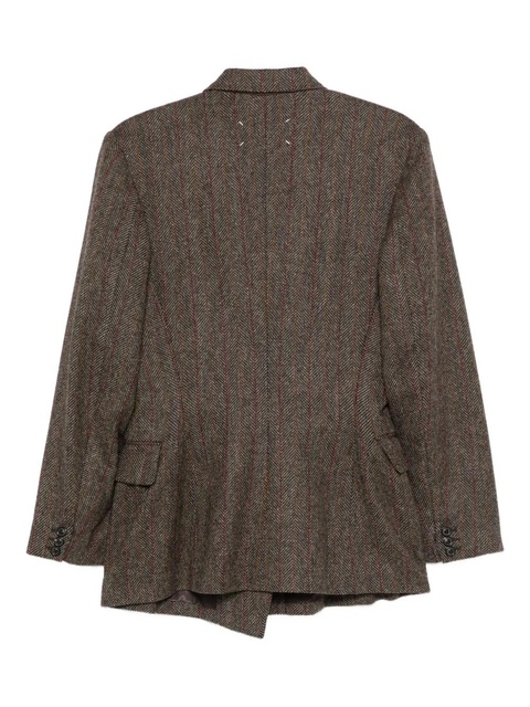 Maison Margiela double-breasted blazer - Brown - zdjęcie produktu nr 2