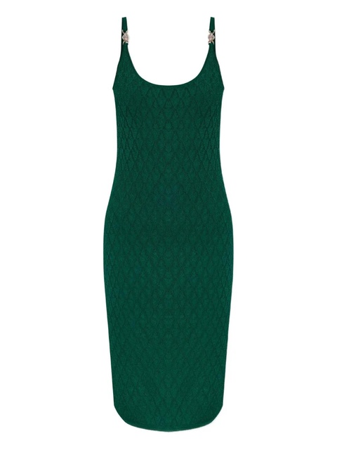Versace embellished-strap midi dress - Green - zdjęcie produktu nr 1