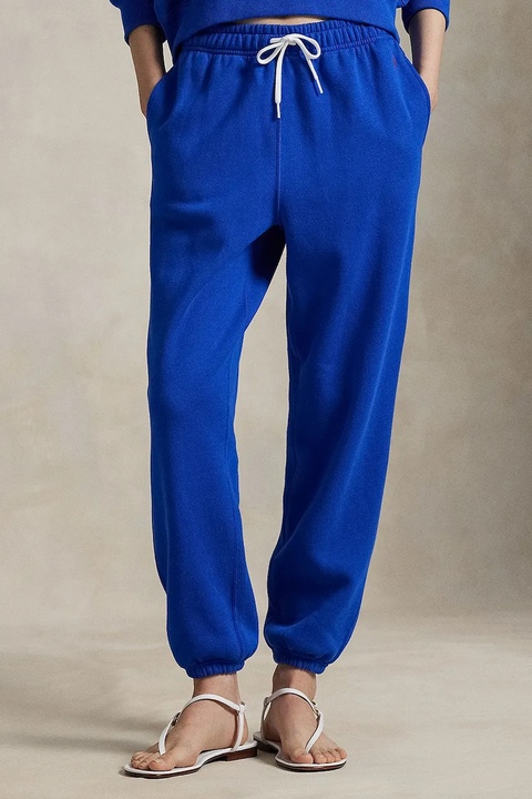 Polo Ralph Lauren spodnie dresowe damskie kolor fioletowy gładkie 211971700 - zdjęcie produktu nr 1