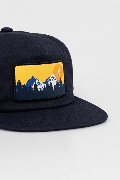 Kangol czapka z daszkiem OUTDOOR PATCH TRUCKER kolor granatowy gładka K5440.NV411 - zdjęcie produktu nr 2