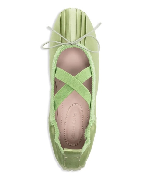 Simone Rocha embellished ballet flats - Green - zdjęcie produktu nr 2