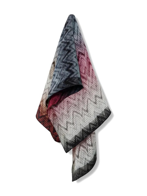 Missoni zigzag pattern scarf - Grey - zdjęcie produktu nr 1