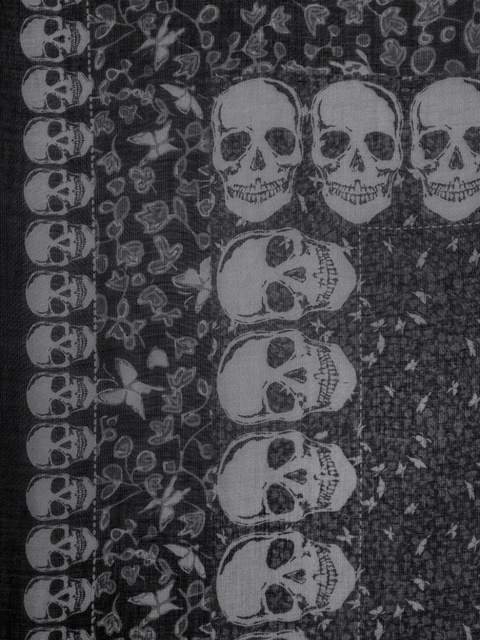Zadig&Voltaire Kerry Garden skull scarf - Grey - zdjęcie produktu nr 2