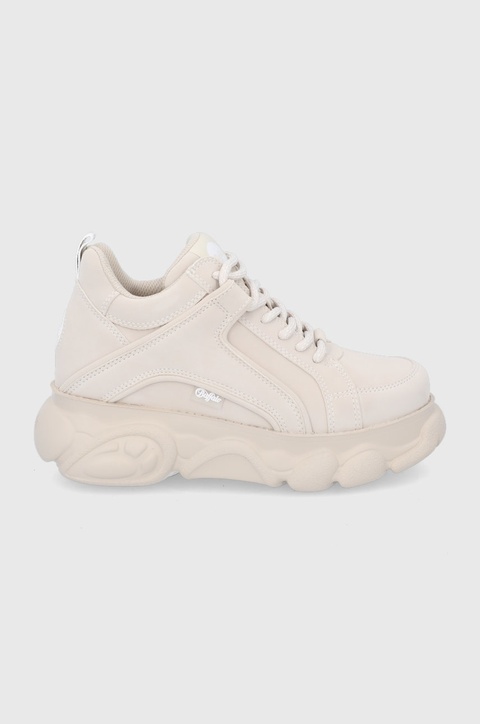 Buffalo sneakersy CLD Corin kolor beżowy na platformie 1630396 - zdjęcie produktu nr 1