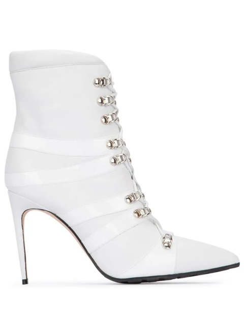 Manolo Blahnik 105mm Roblax boots - White - zdjęcie produktu nr 1