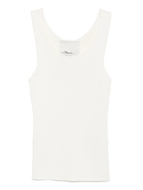 3.1 Phillip Lim compact ribbed tank top - Neutrals - zdjęcie produktu nr 2