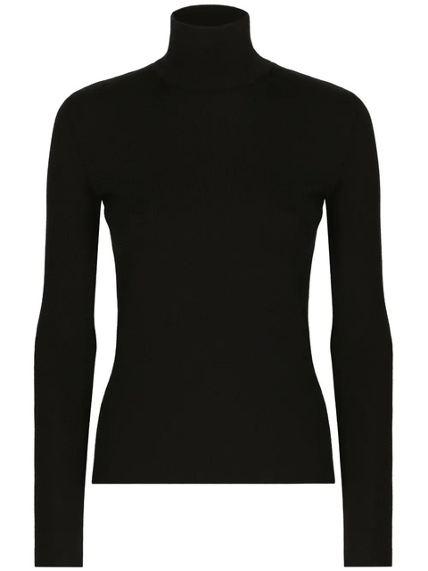 Dolce & Gabbana roll-neck cashmere jumper - Black - zdjęcie produktu nr 1