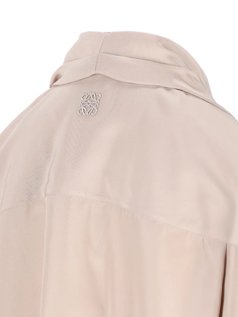 LOEWE draped-collar shirt - Pink - zdjęcie produktu nr 1