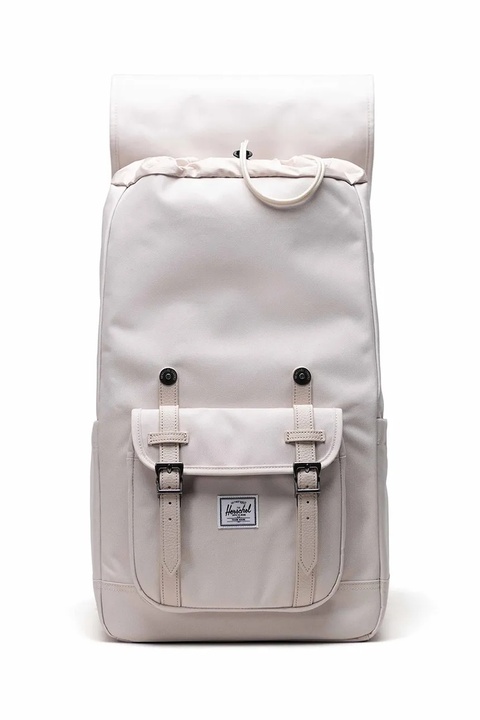 Herschel plecak Little America™ kolor biały duży gładki 11390-05456-OS - zdjęcie produktu nr 1