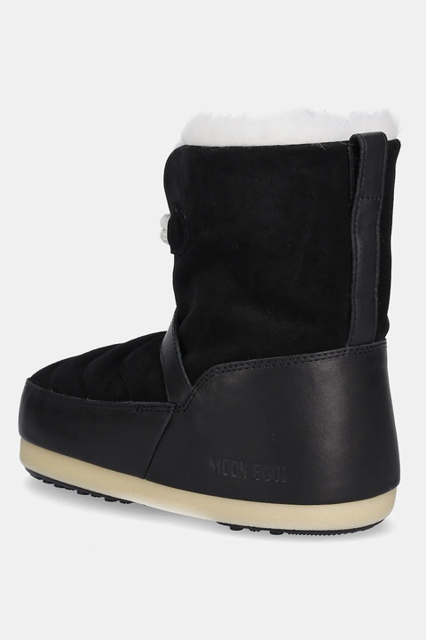 Moon Boot śniegowce zamszowe MB EVX IGLOO kolor czarny 80D1470070 NL02 - zdjęcie produktu nr 2