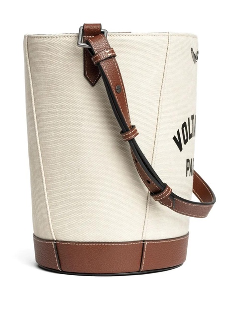 Zadig&Voltaire logo-print bucket bag - White - zdjęcie produktu nr 2