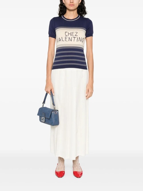 Valentino Garavani cotton t-shirt - Blue - zdjęcie produktu nr 2