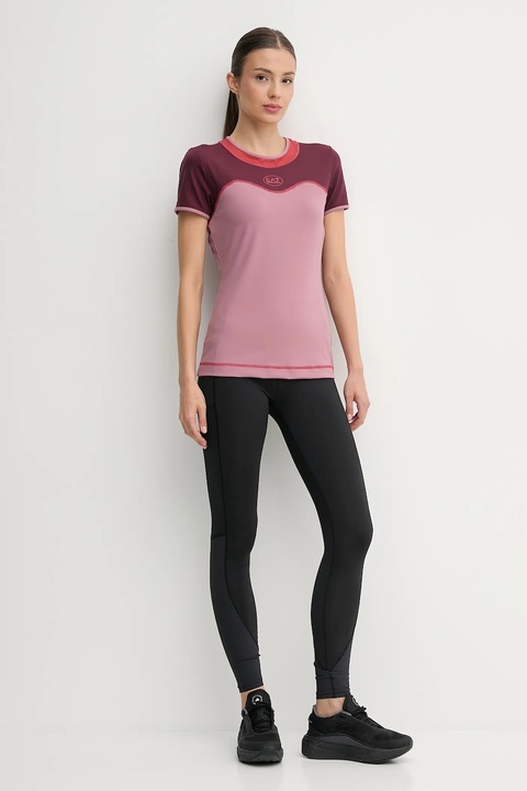 EA7 Emporio Armani t-shirt treningowy kolor różowy AF19155.7W000557 - zdjęcie produktu nr 2