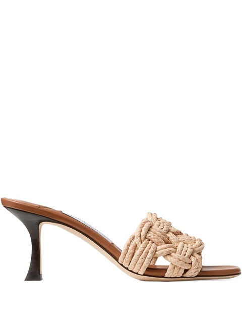 Jimmy Choo 70mm Chara mules - Neutrals - zdjęcie produktu nr 1