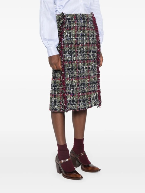 ETRO bouclé midi skirt - Grey - zdjęcie produktu nr 2