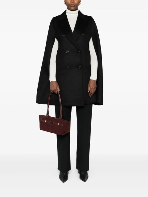 Max Mara double-breasted poncho - Black - zdjęcie produktu nr 1