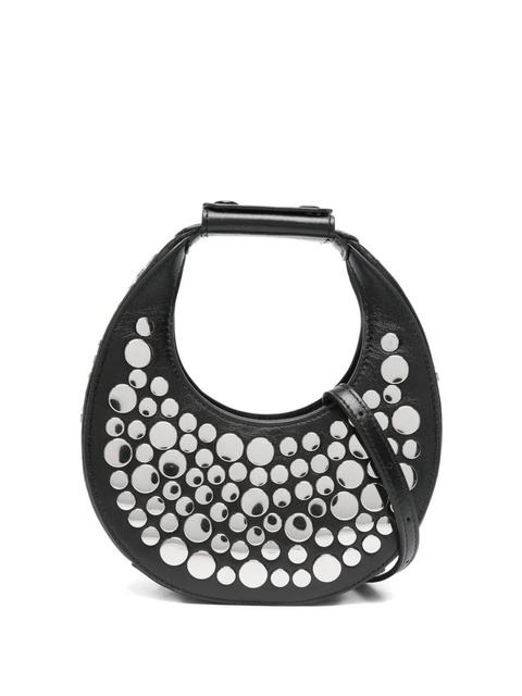 STAUD Goodnight Moon studded handle tote bag - Black - zdjęcie produktu nr 1