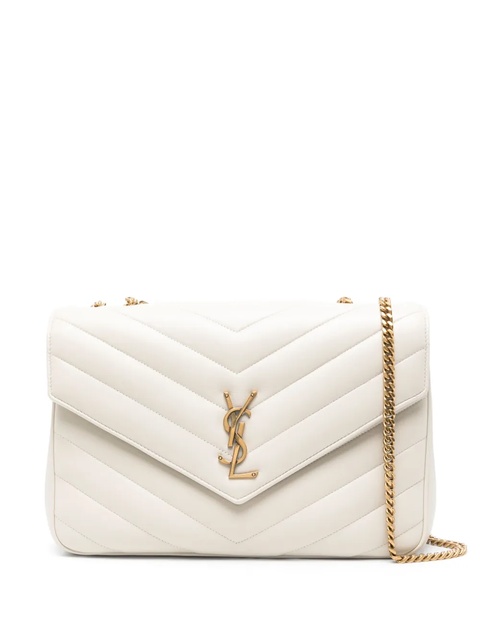 Saint Laurent large LouLou leather shoulder bag - Neutrals - zdjęcie produktu nr 1