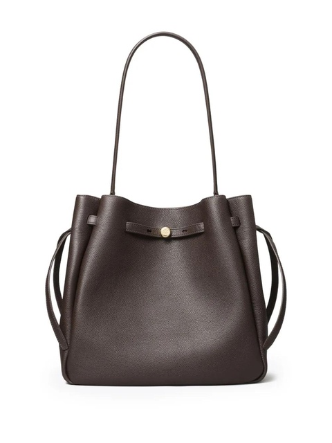 Tory Burch large Romy leather shoulder bag - Brown - zdjęcie produktu nr 1