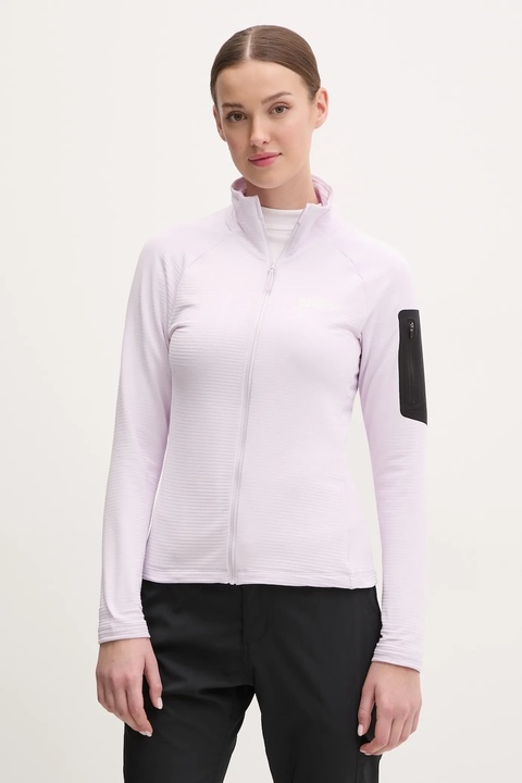 Jack Wolfskin bluza sportowa Prelight kolor fioletowy z aplikacją A63790 - zdjęcie produktu nr 2