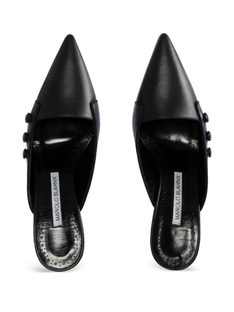 Manolo Blahnik 70mm Stateira mules - Blue - zdjęcie produktu nr 2