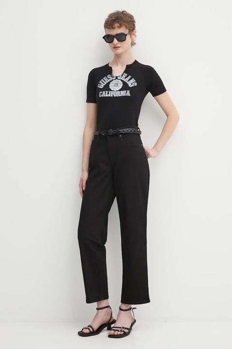 Guess Jeans jeansy damskie high waist W5YA0I D0141 - zdjęcie produktu nr 2