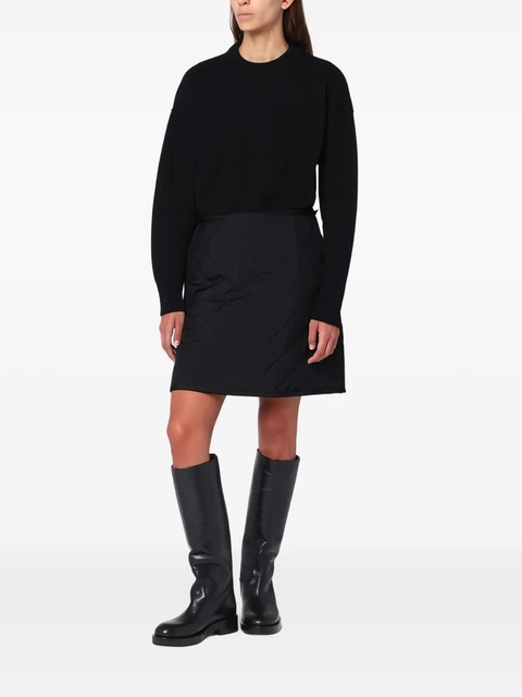 Jil Sander quilted mini skirt - Black - zdjęcie produktu nr 2