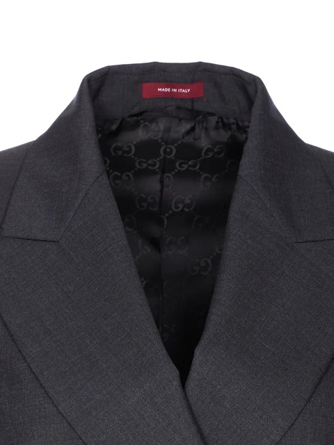 Gucci double-breasted blazer - Grey - zdjęcie produktu nr 2